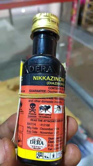 Dera Nikkazinon 60ec Insecticide for Bedbugs, Mosquito,Cockroaches Etc