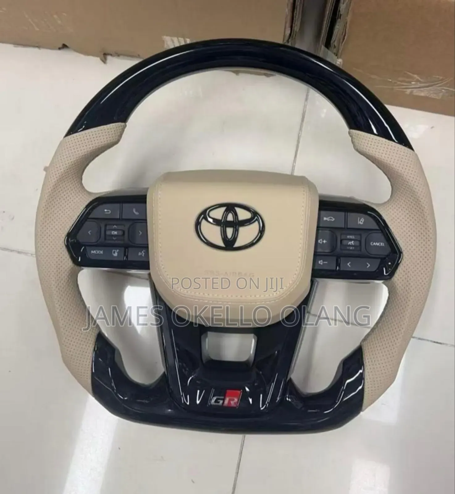 Steering Wheels Available in Different Designs and Colours.