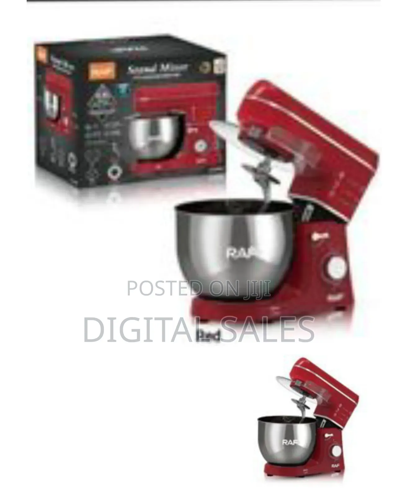 Raf 6-Speed 8l Electric Food Stand Mixer Kneading Bread Dough Mixer