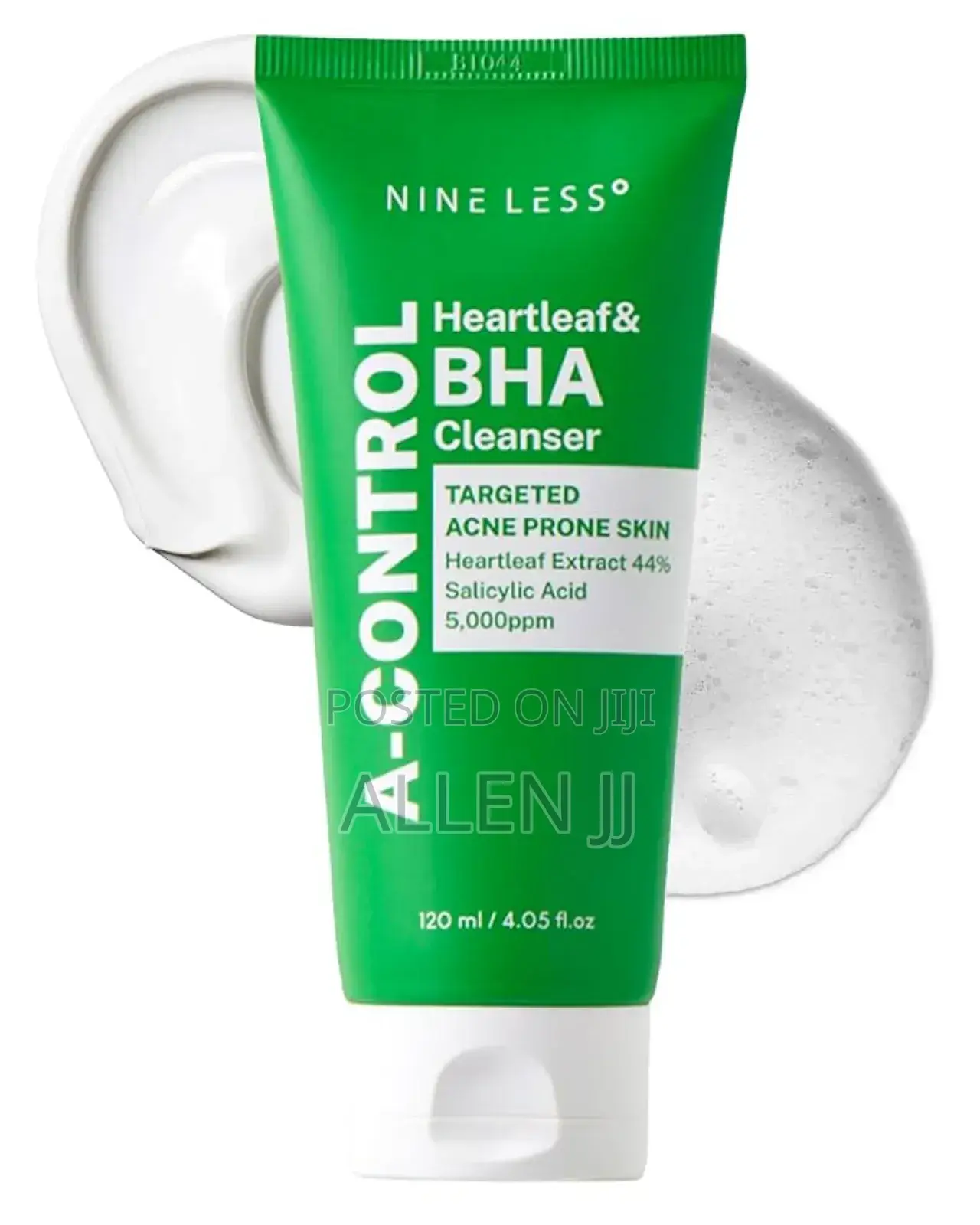 Nineless a-Control Heartleaf and Bha Cleanser