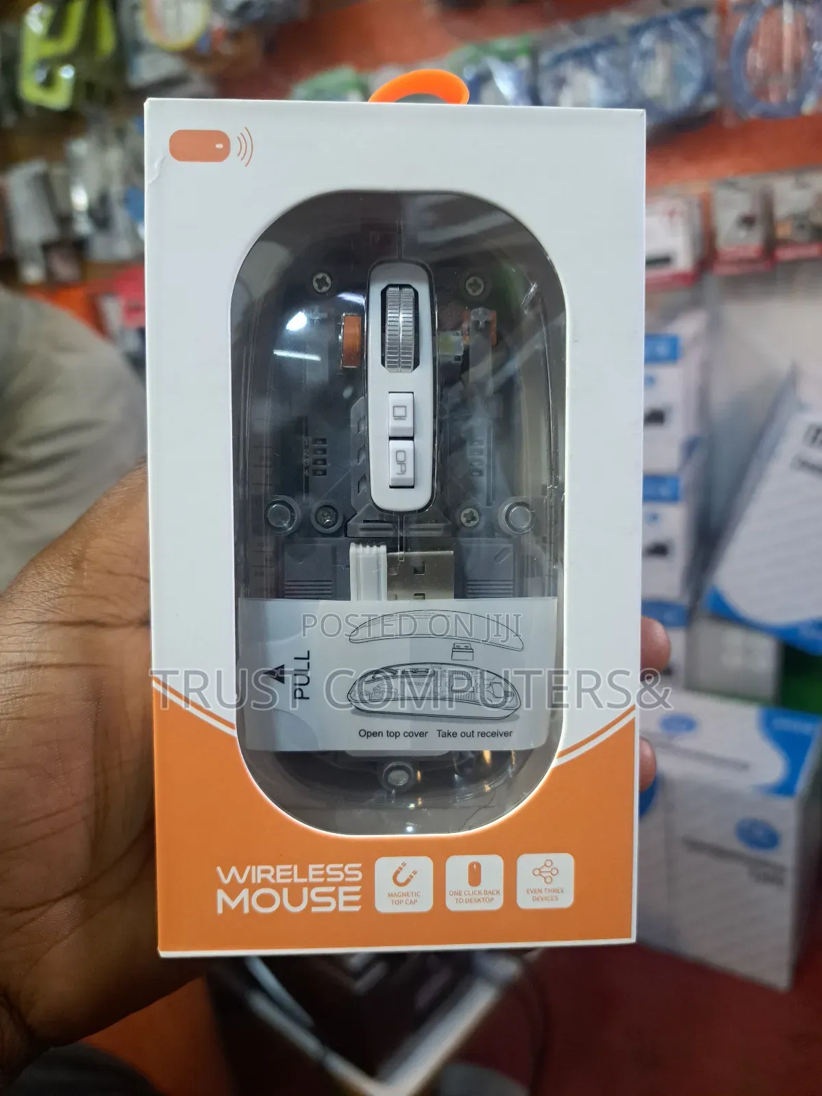 Wireless Rechargeable Transparent Mouse