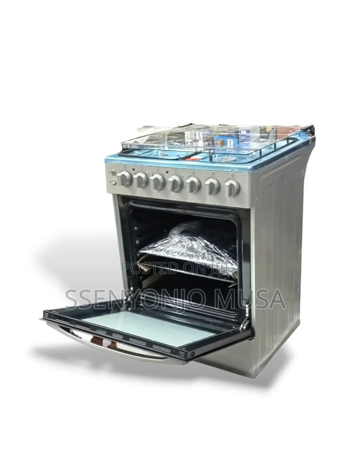 Midea 60cm Gas Cooker 3+1 Burners With Convection Oven Auto Ignition