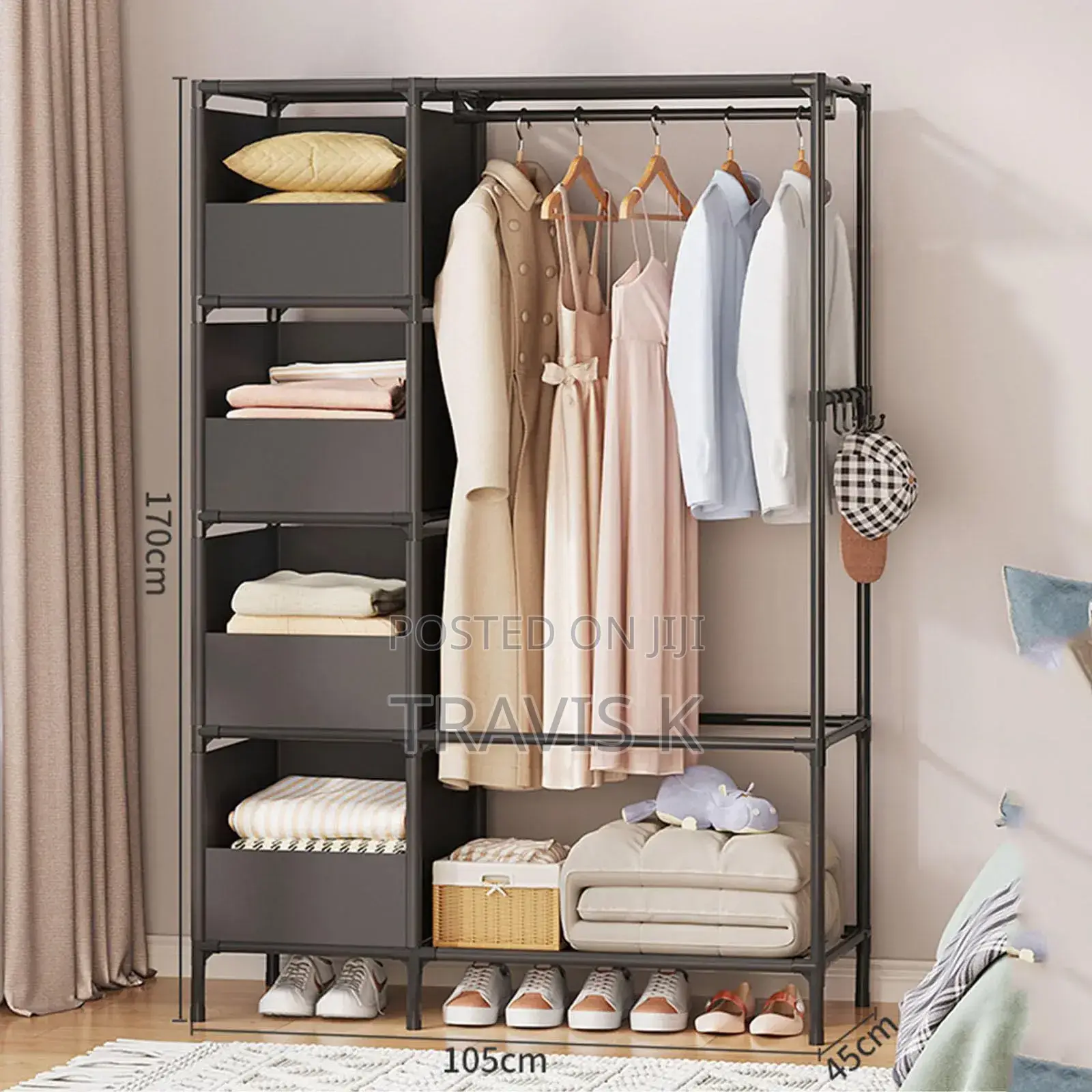 Portable Canvas Wardrobe