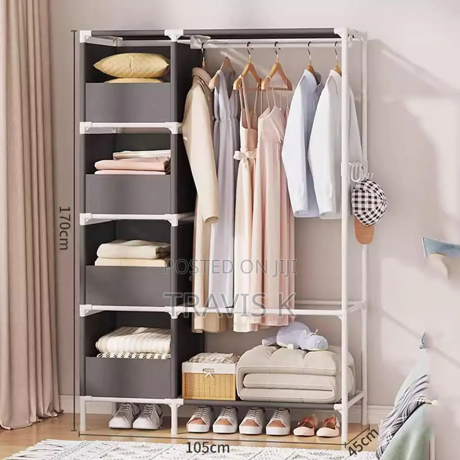 Portable Canvas Wardrobe