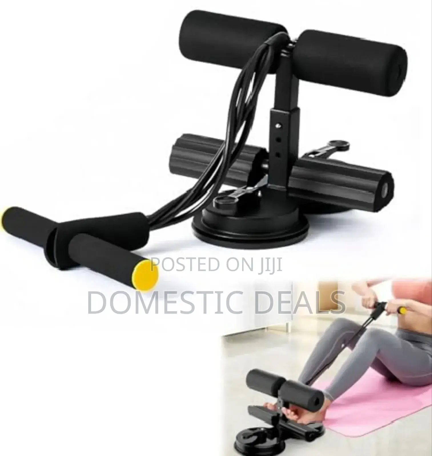 Sit Up Bar Foot Holder, Portable Sit Up Floor Holder