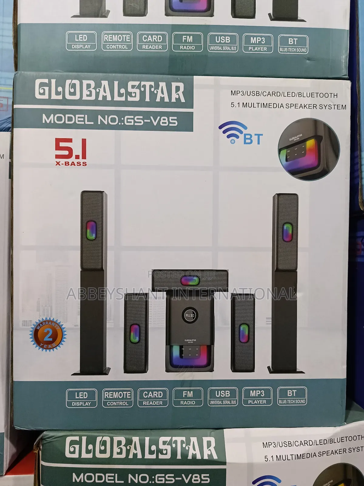 Home Theater Globalstar Gs-V85 5.1 Multimedia Speaker System