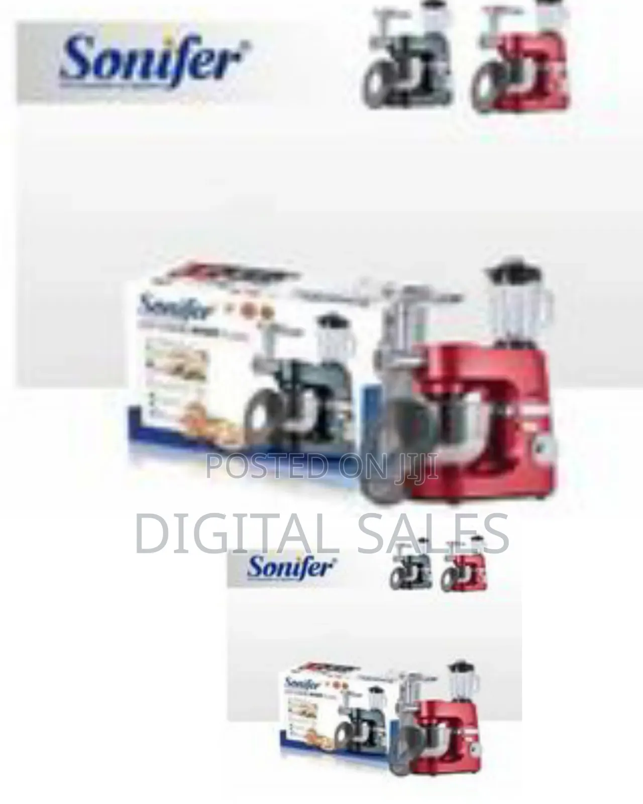 Sonifer 7 L 6 Speed 3 in 1 Food Mixer Professional Commercial Blender