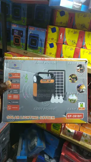 Mini Solar Systen Ac Dc Charging With Radio Bluetooth Speakertsb Usb