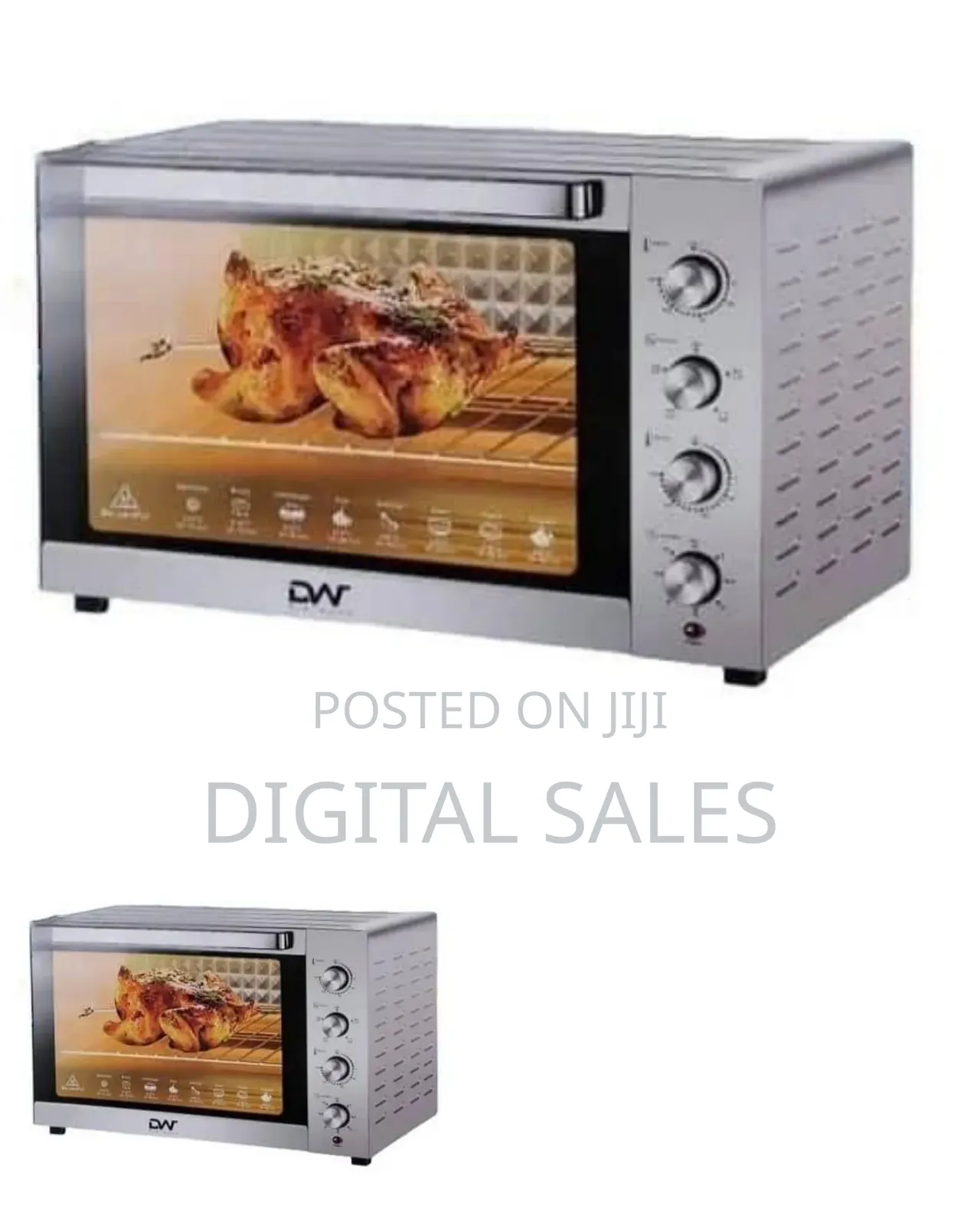 Digiwave 90 Litres Digital Pad Electric Oven Toaster Cooker Grill