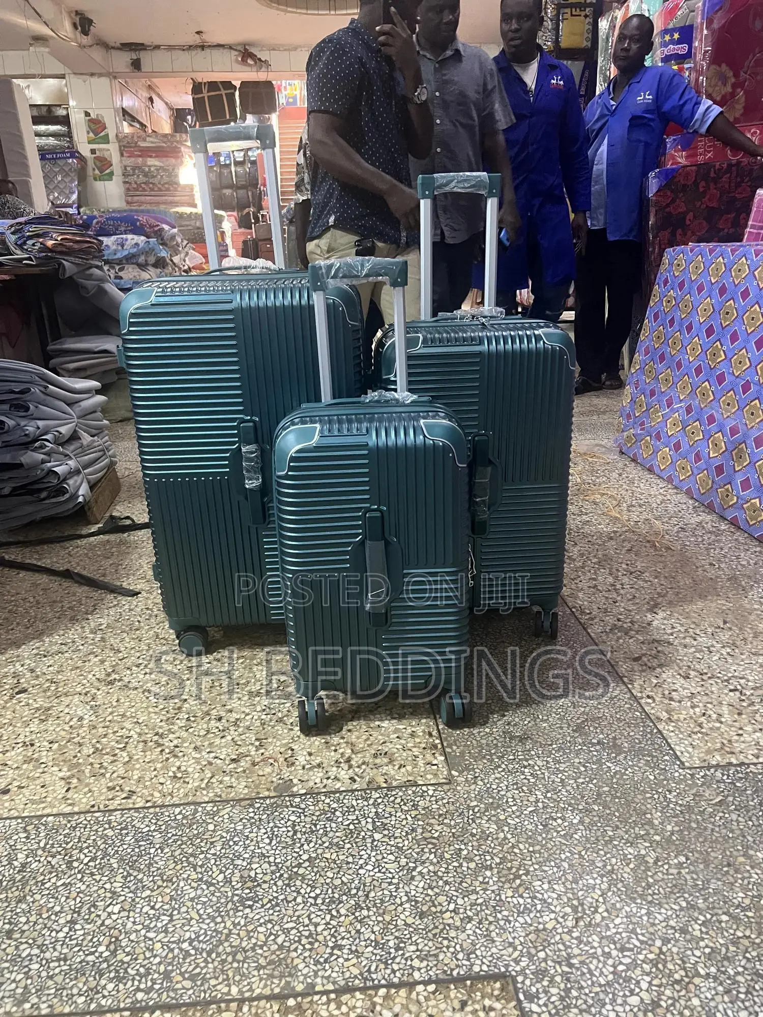 Suit Case Rubber Material 3 Piece