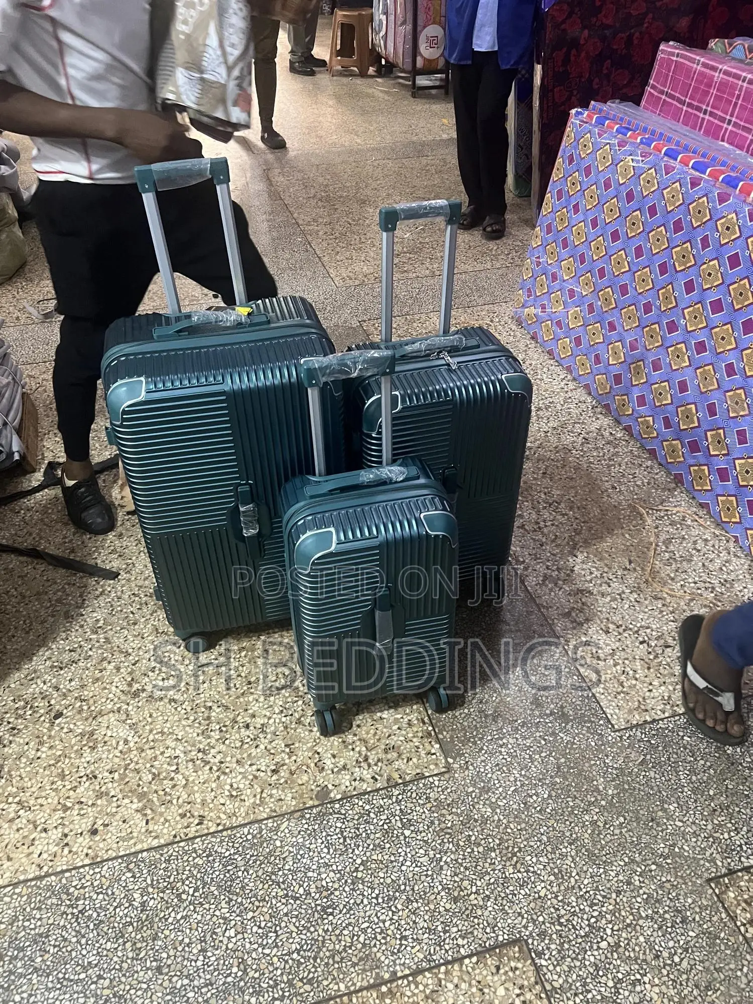 Suit Case Rubber Material 3 Piece