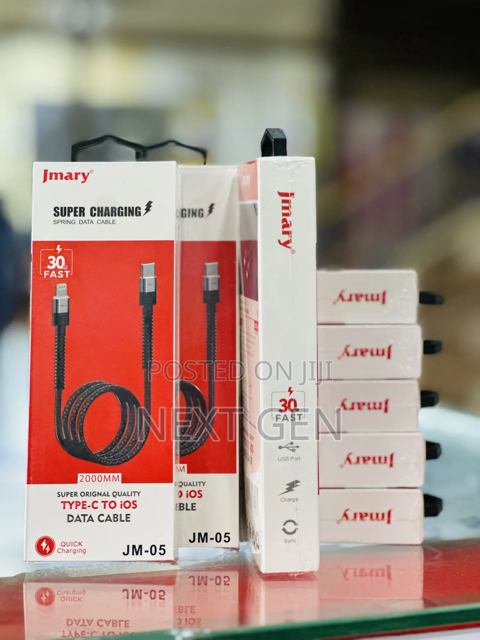 Jmary 30watts C to Ios Braided Cable 2meters