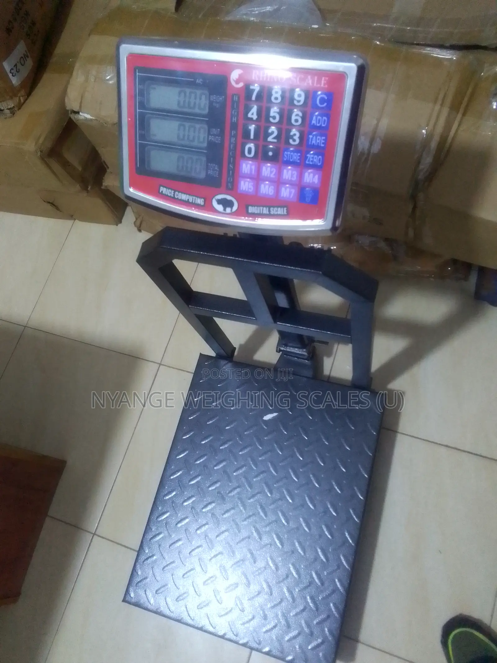 Steady Performance Weigh Cast Iron Platform Weighing Scale 40kg