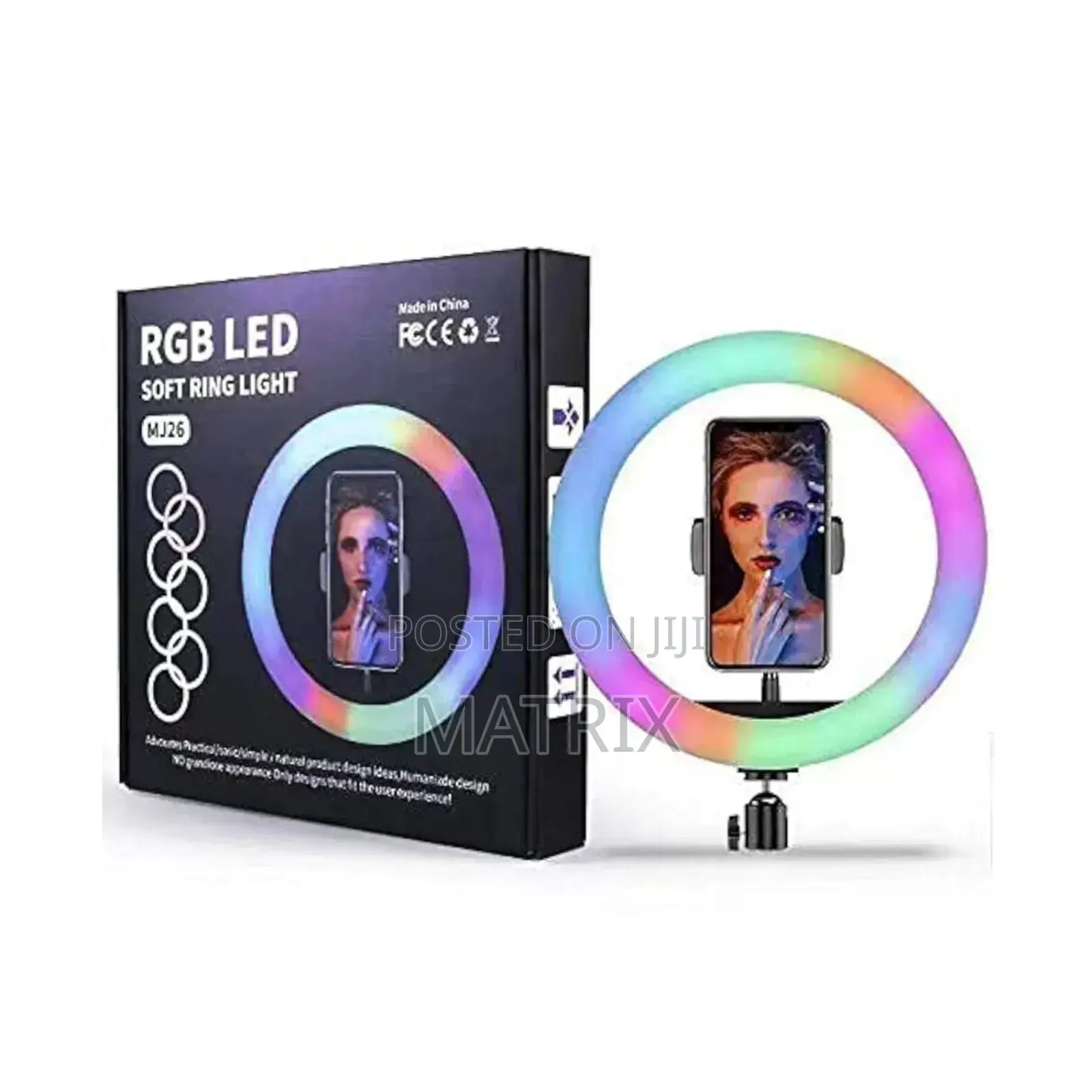 10 Inch RGB Led Soft Ring Light Multi Color for Best Photos and Video