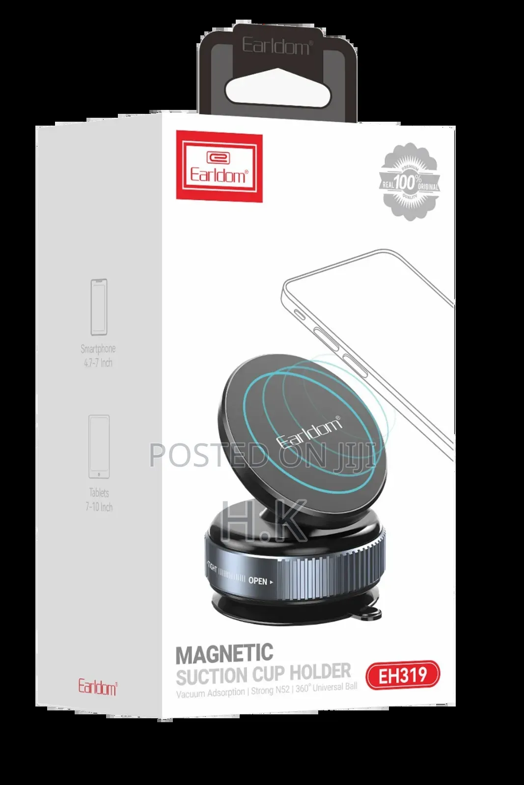 Earldom Eh319 Magnetic Suction Cup Holder.