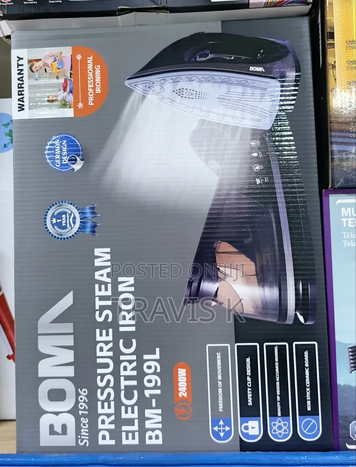 Pressure Electric Steam Iron