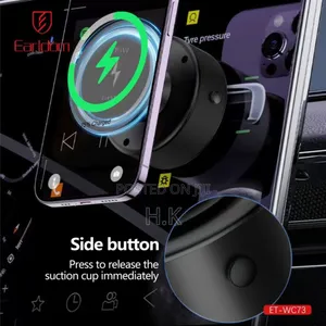 Earldom 15w Wireless Magnetic Suction Cup Holder Wc73