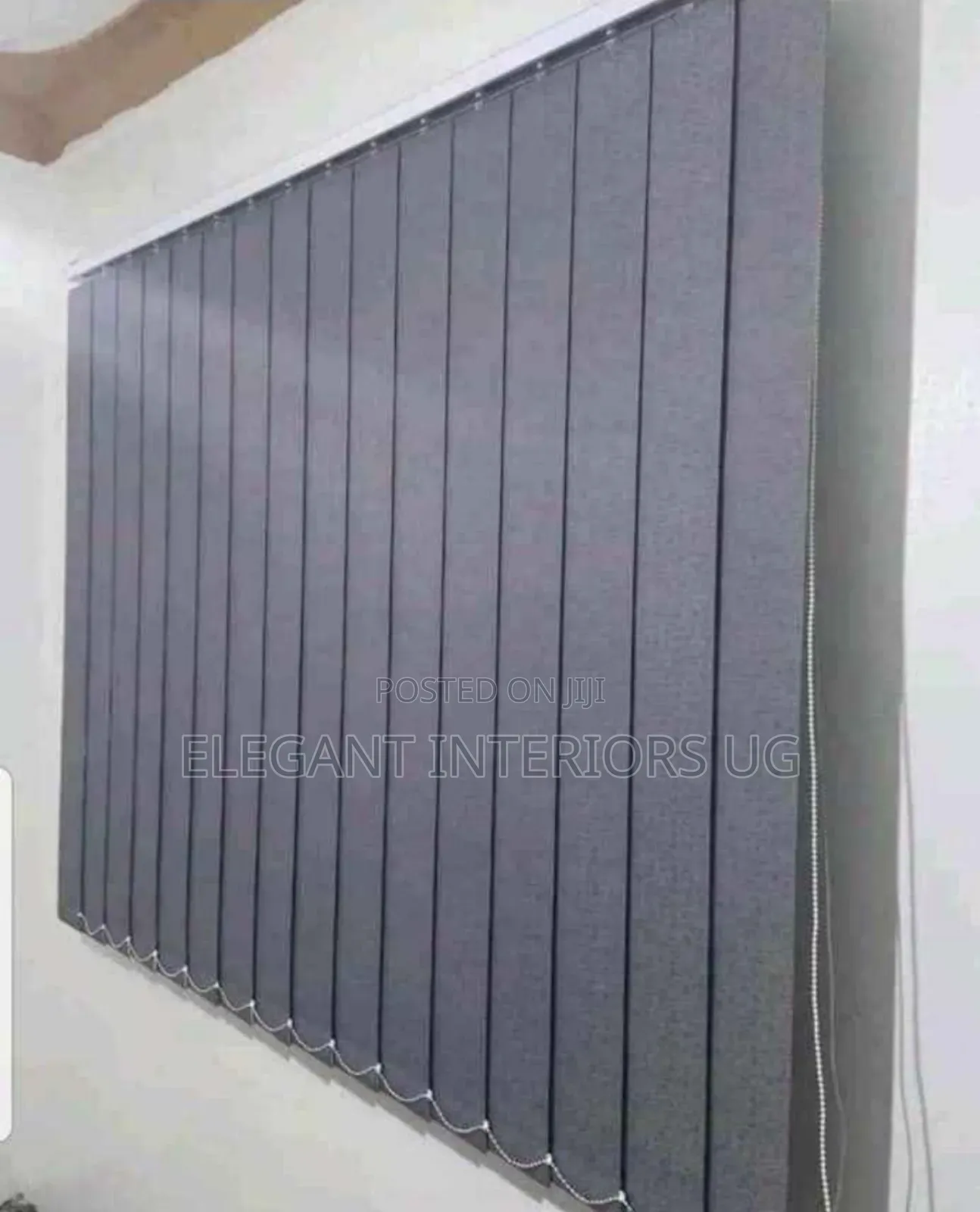 Grey Vertical Blinds Per Square Meter for Offices