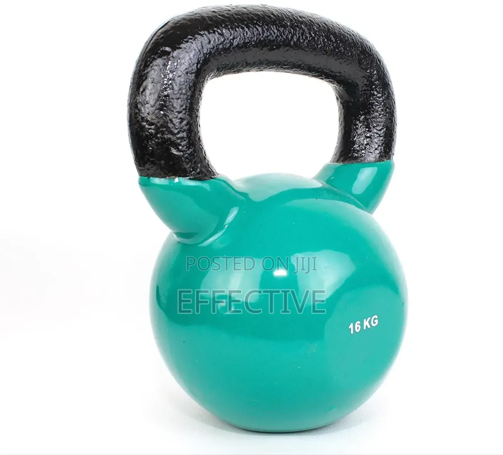 16kg Vinyl-Coated Kettlebell.