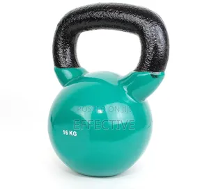 16kg Vinyl-Coated Kettlebell.