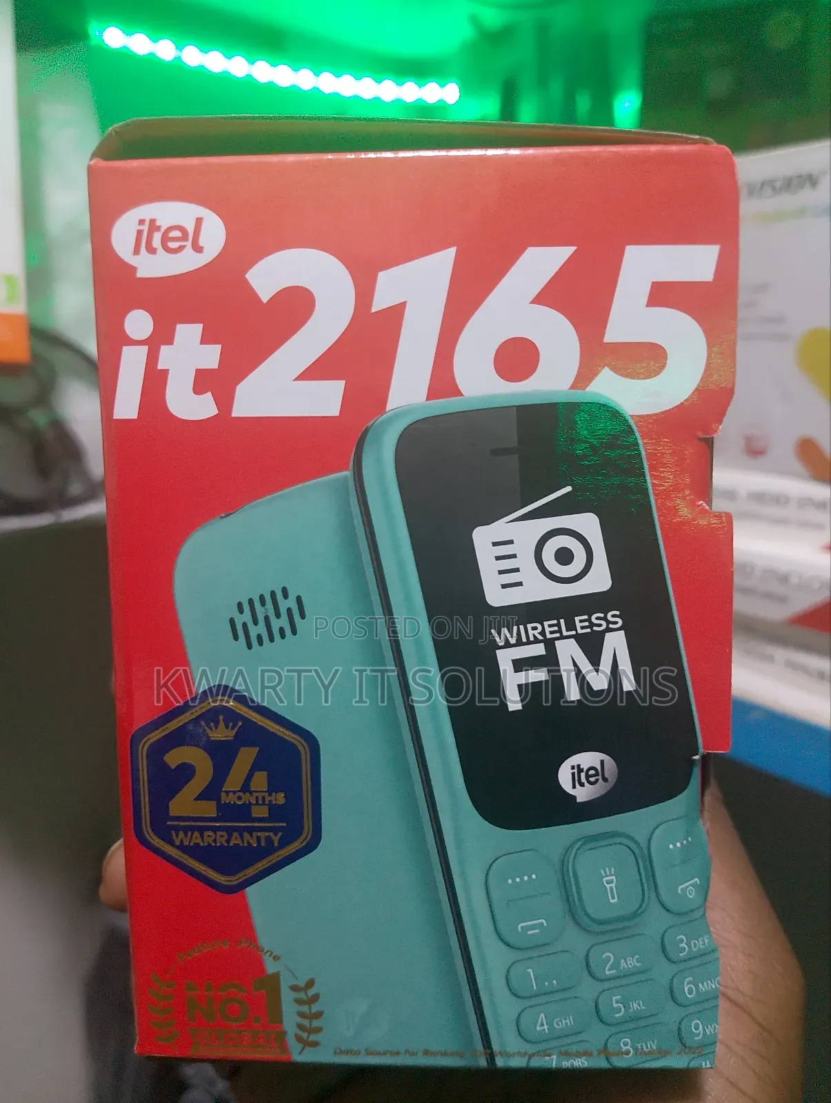 New Itel it2165 Black