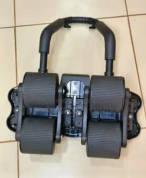 4 Wheel Ab Roller With Push Up Board