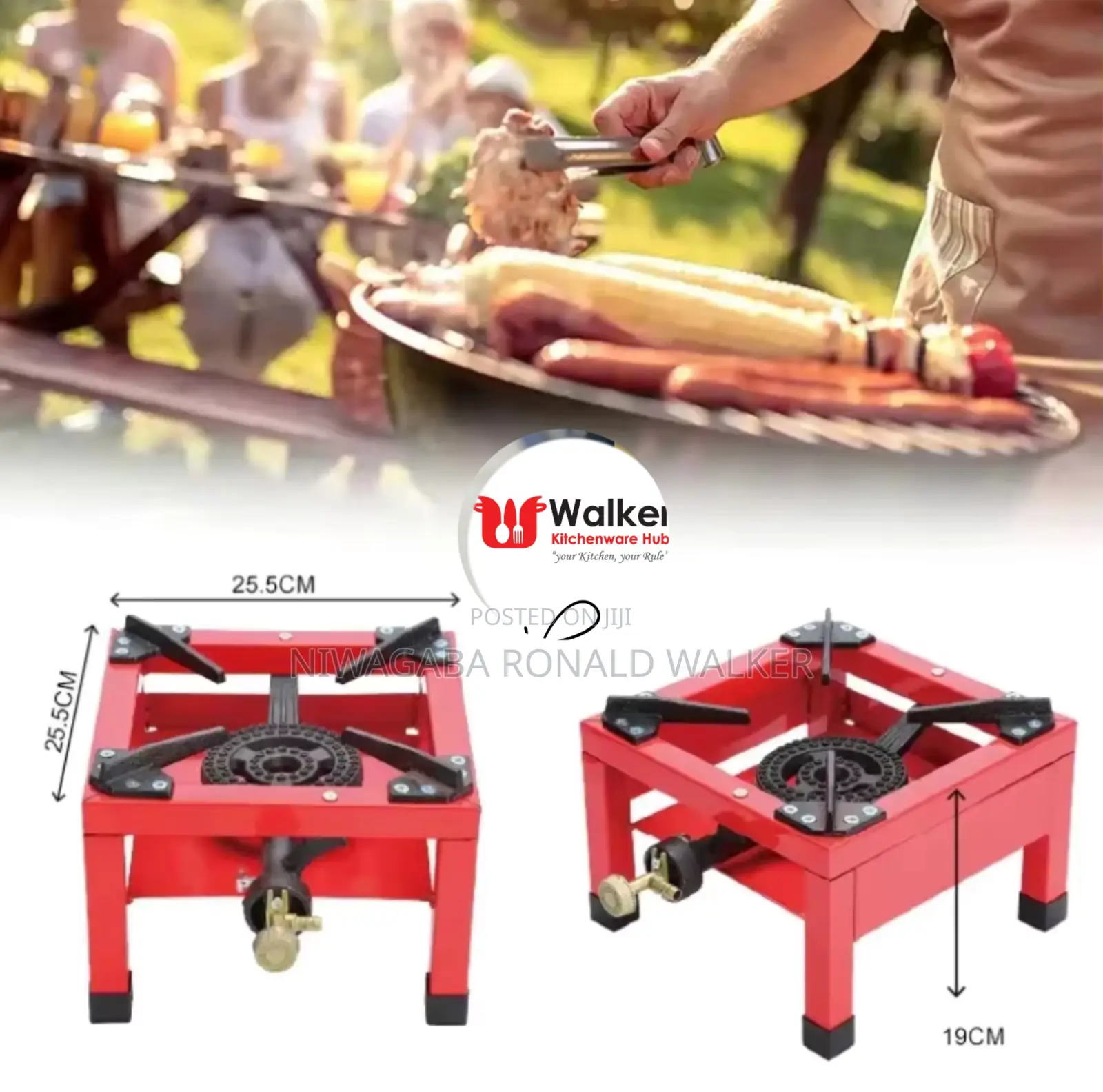 Portable Gas Stove Red