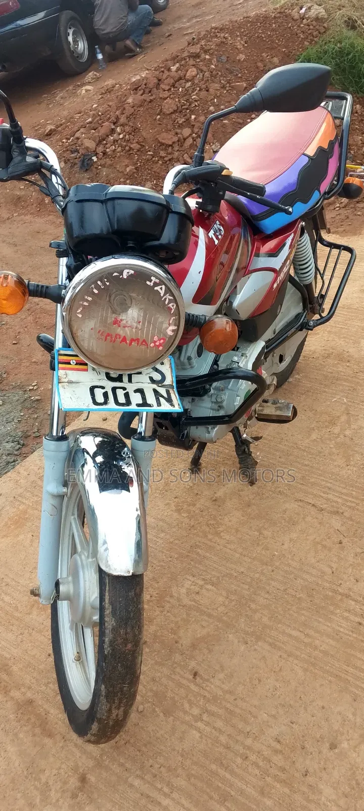 TVS HLX 125 2022 Red