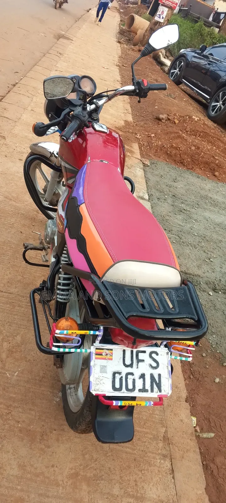 TVS HLX 125 2022 Red