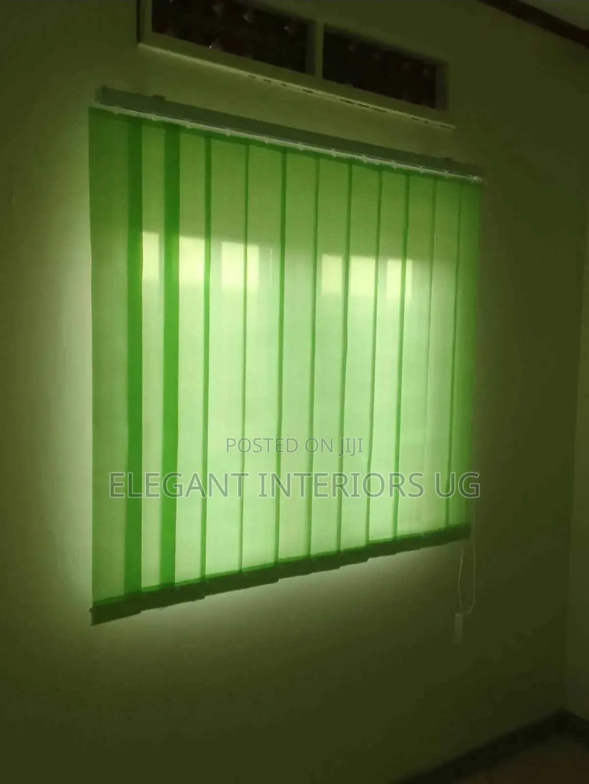 Lemon Green Curtain Blinds Per Square at Favorable Price