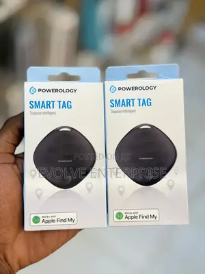 Powerology Smart Tag With Speaker, Works With Apple Find My iPhone