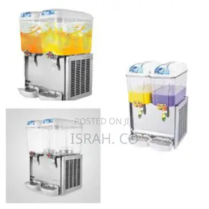 Commercial Cold Beverage Dispenser 2 Tap Juice Dispenser
