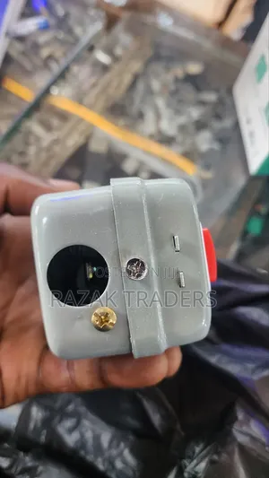 Green and Red Power Switch Button Switch on and Off