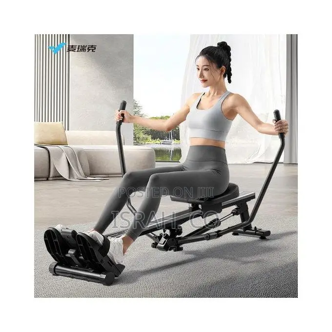 Health Fitness Compact Full-Motion Rowing Machine