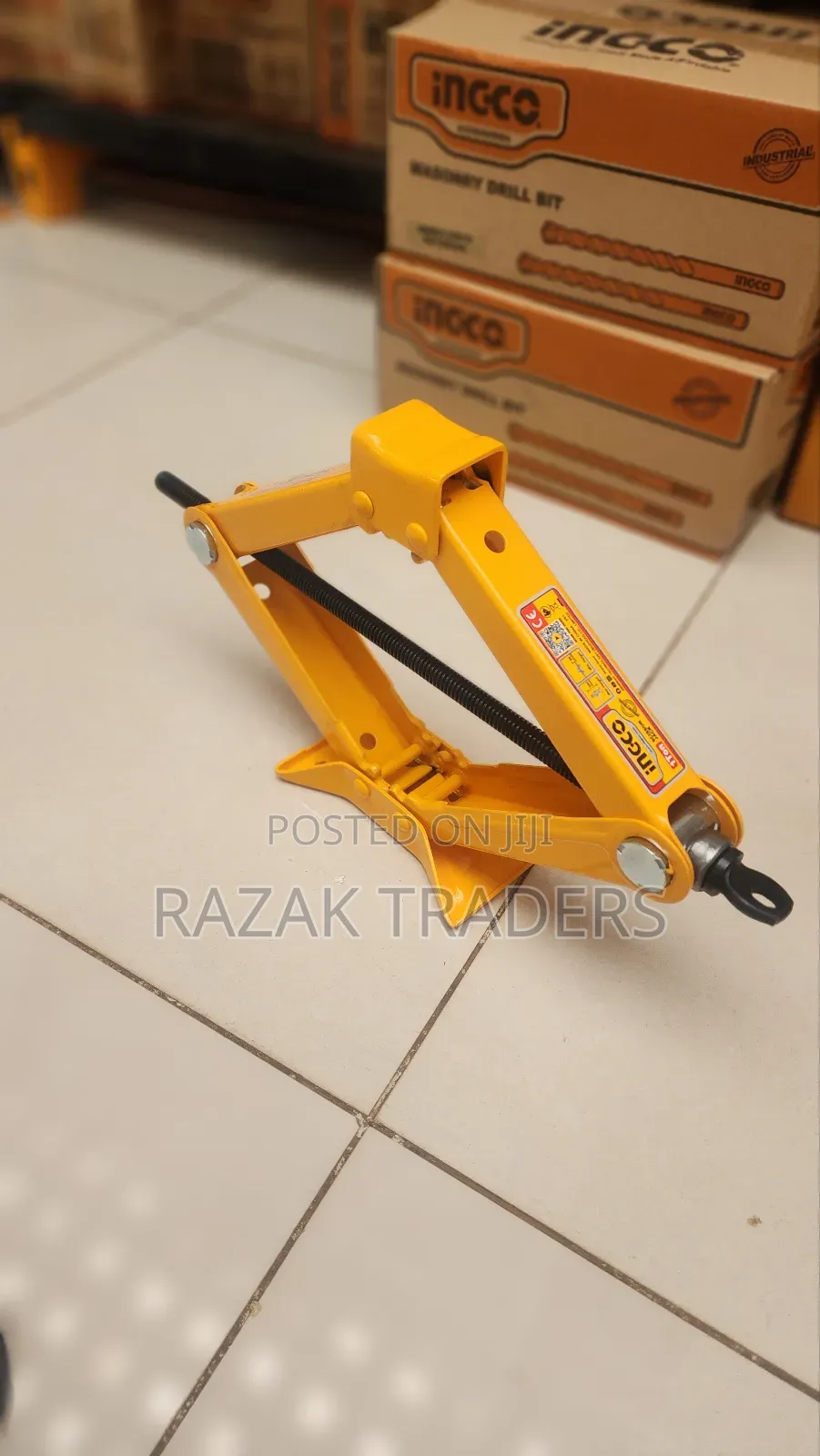 Ingco Hsj201 Scissor Car Jack 2ton