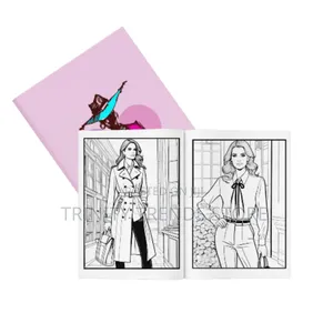 Fashion Coloring Book For Teens And Adults