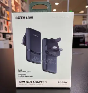 Green Lion 65w Gan Adapter – Dual Type-C