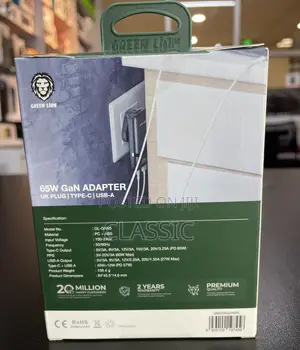 Green Lion 65w Gan Adapter – Dual Type-C