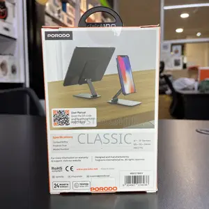 Porodo Foldable Desktop Stand With Anti-slip Base