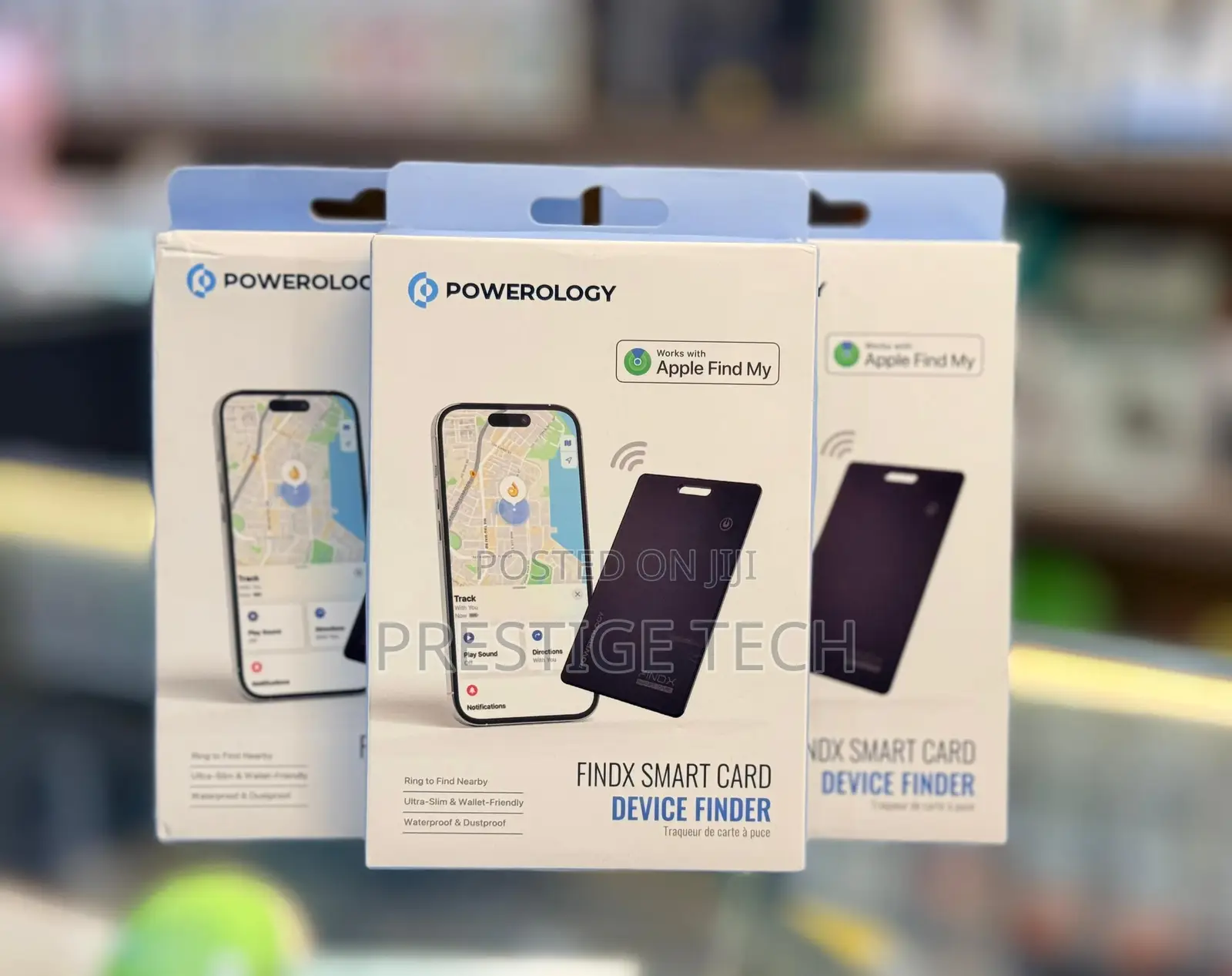 Powerology Find X Smart Card Device Finder, Sound Alert, Apple Find My