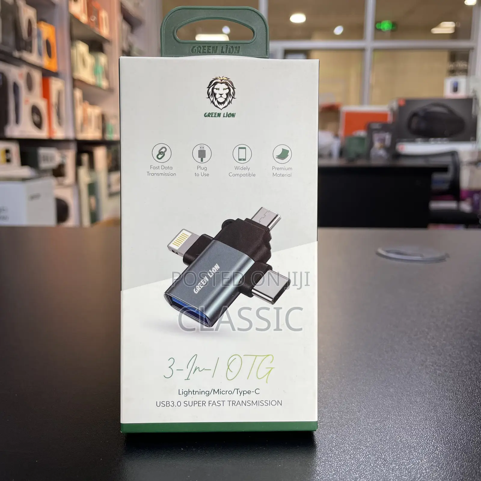 Green Lion 3 in 1 Otg (Lightning / Micro / Type-C)