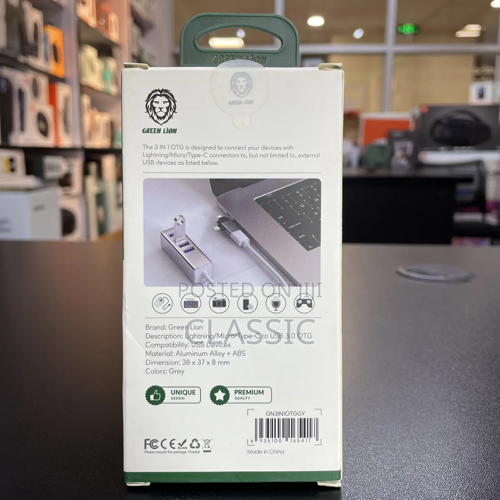 Green Lion 3 in 1 Otg (Lightning / Micro / Type-C)