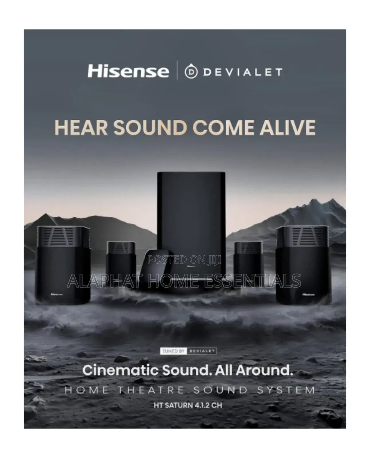 Hisense 4.1.2 Dolby Atmos Hometheatre System