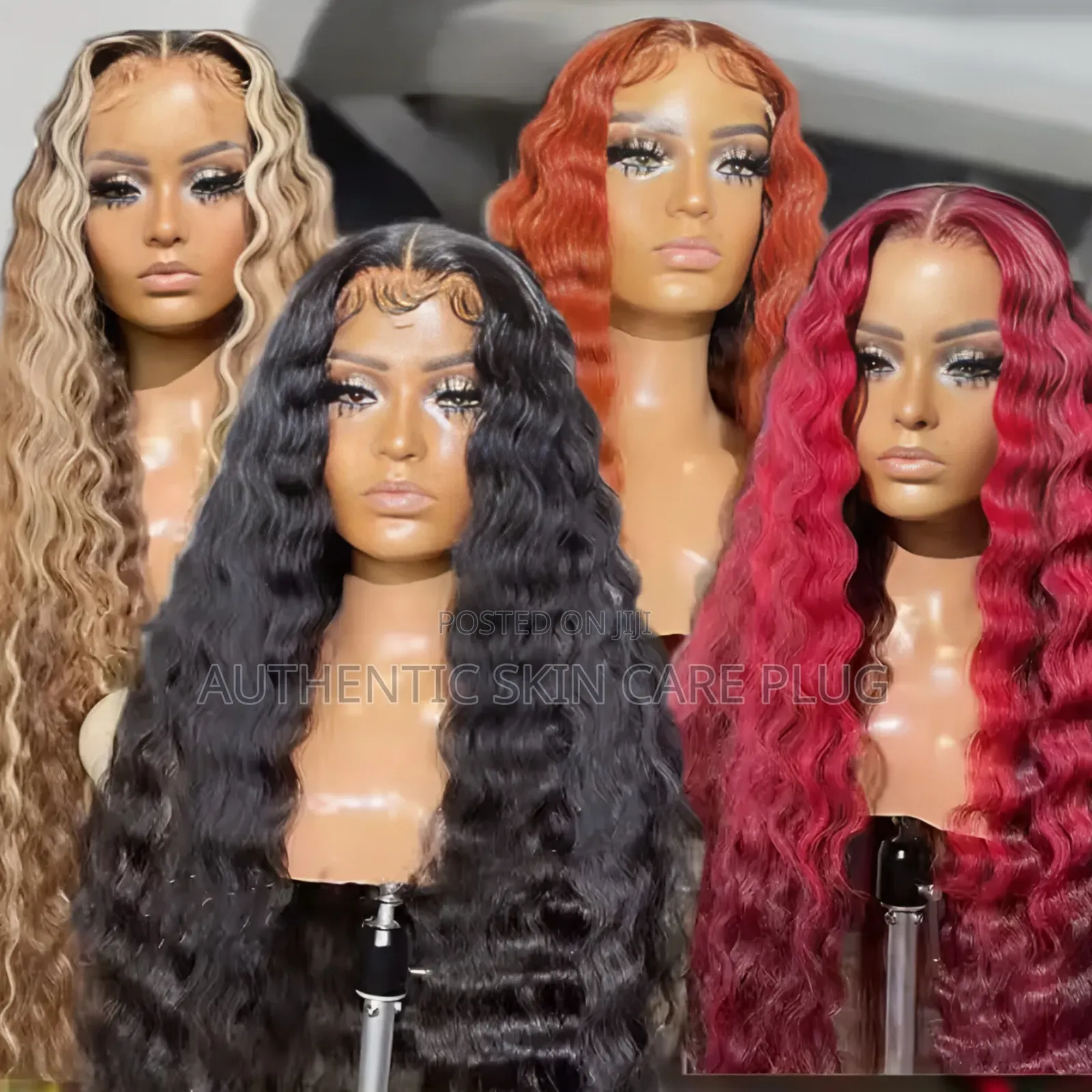 13*4 Lace Front Curly 180% Human Hair Wig - Black 28inch