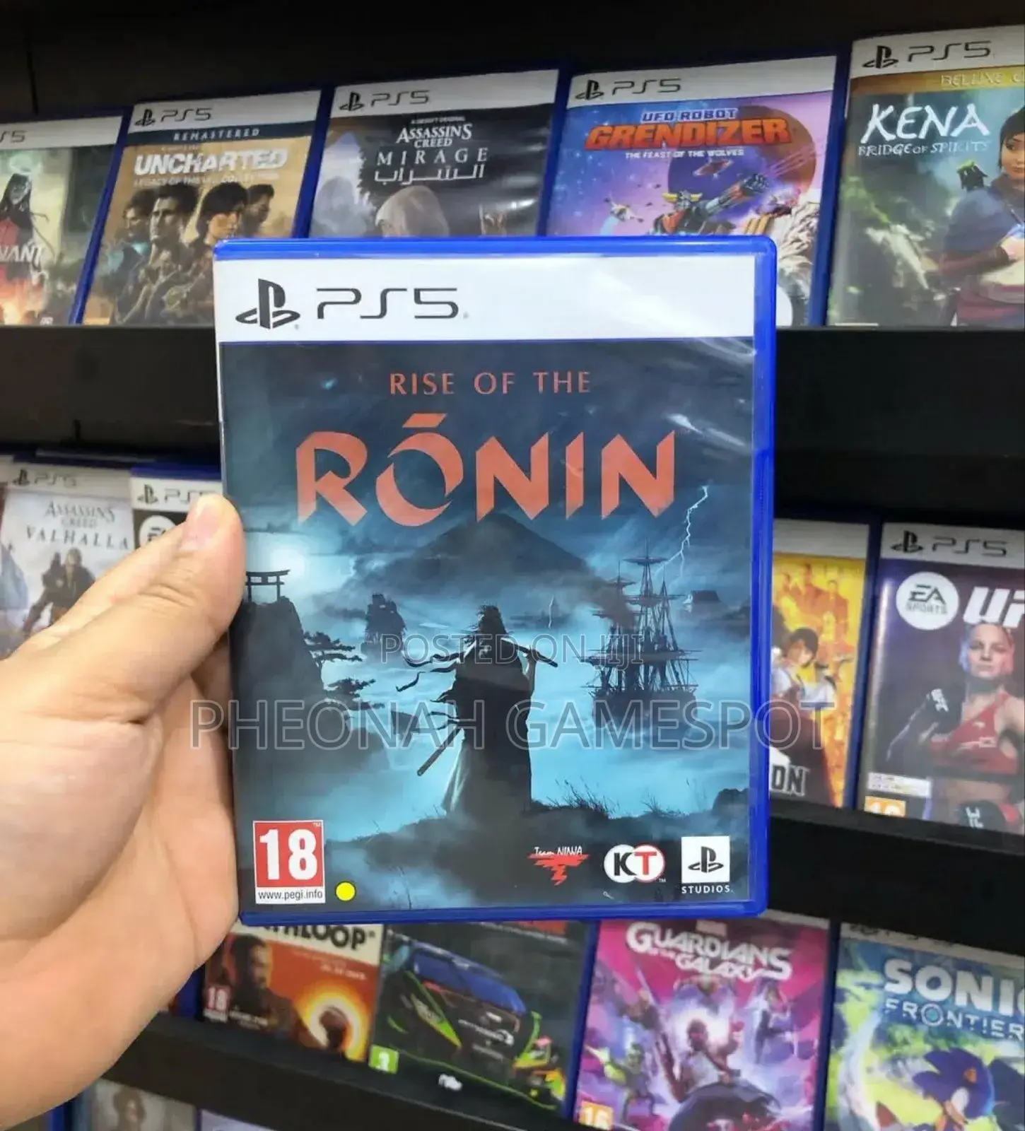 Rise of the Ronin Game Cd for Ps5