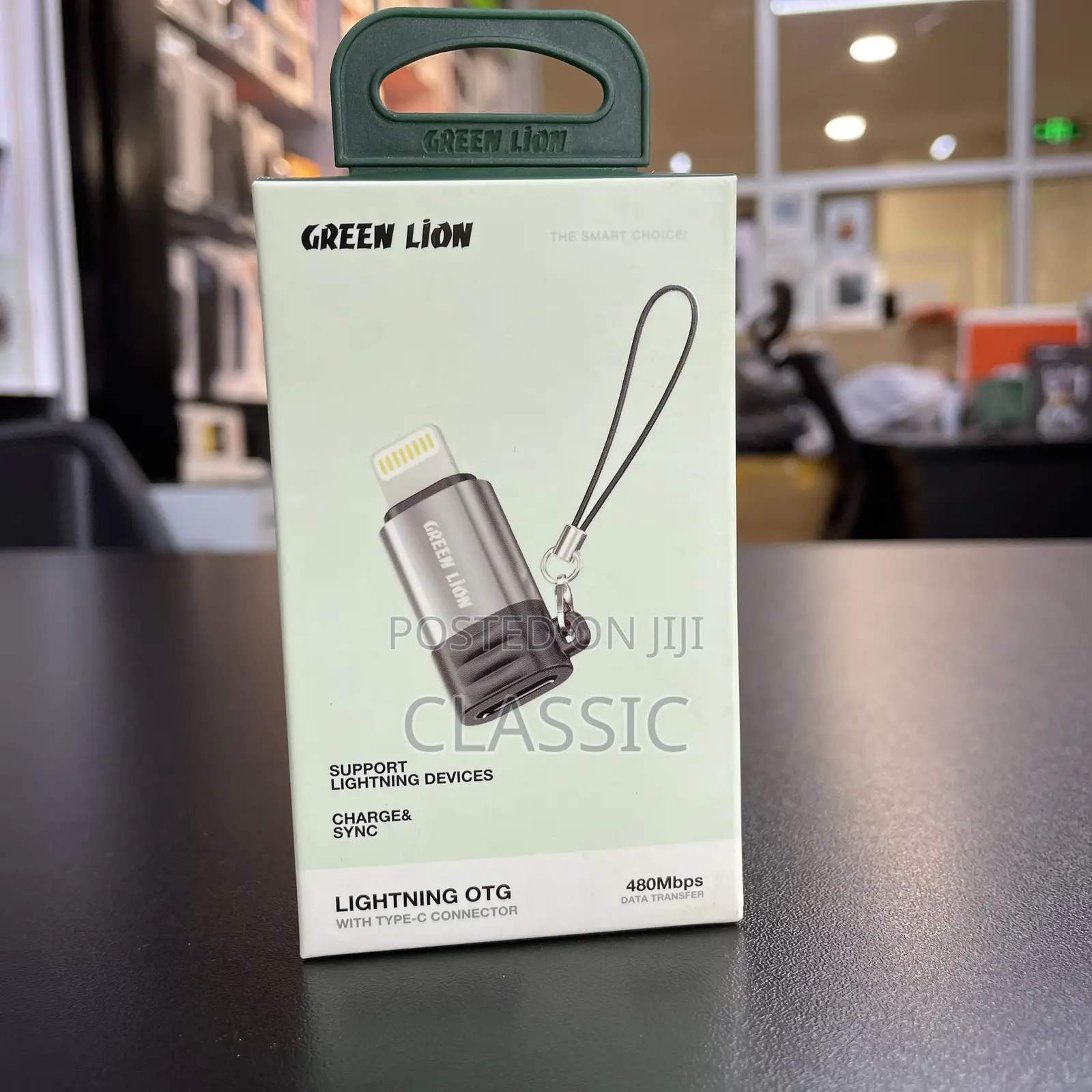 Type-C to Lightning Green Lion Connector Adapter T