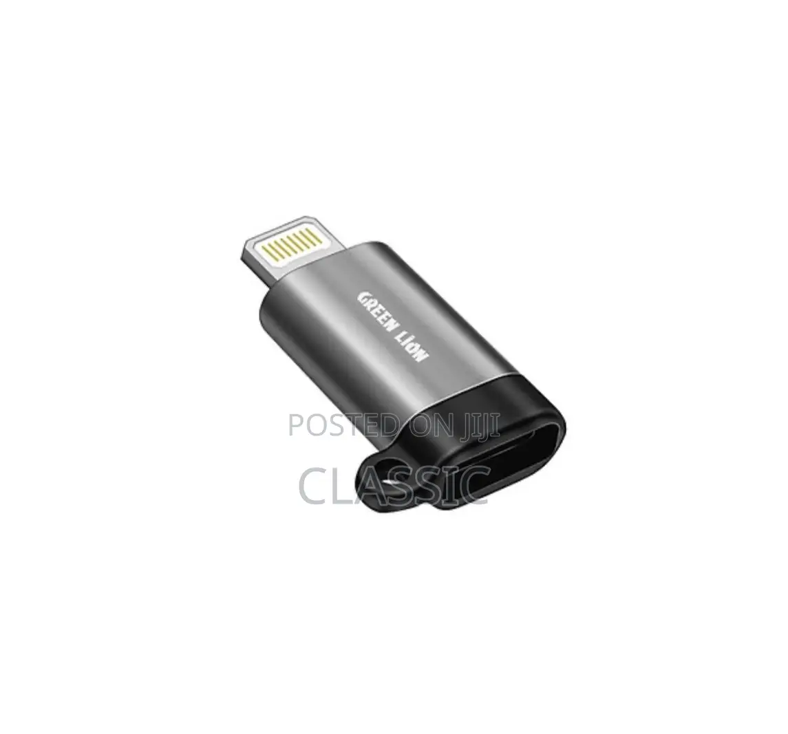 Type-C to Lightning Green Lion Connector Adapter T