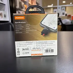 Porodo Lightning Otg Tf Card Reader