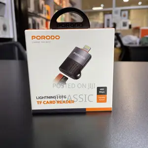 Porodo Lightning Otg Tf Card Reader