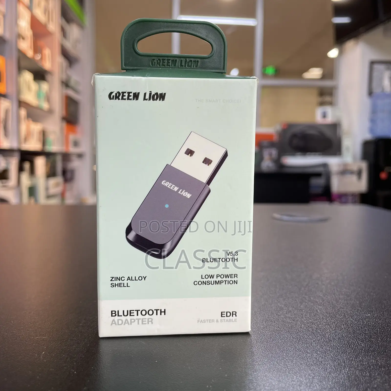 Green Lion Zinc Alloy Shell Bluetooth Adapter